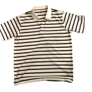 PGA Tour Striped Polo Golf Shirt, XL